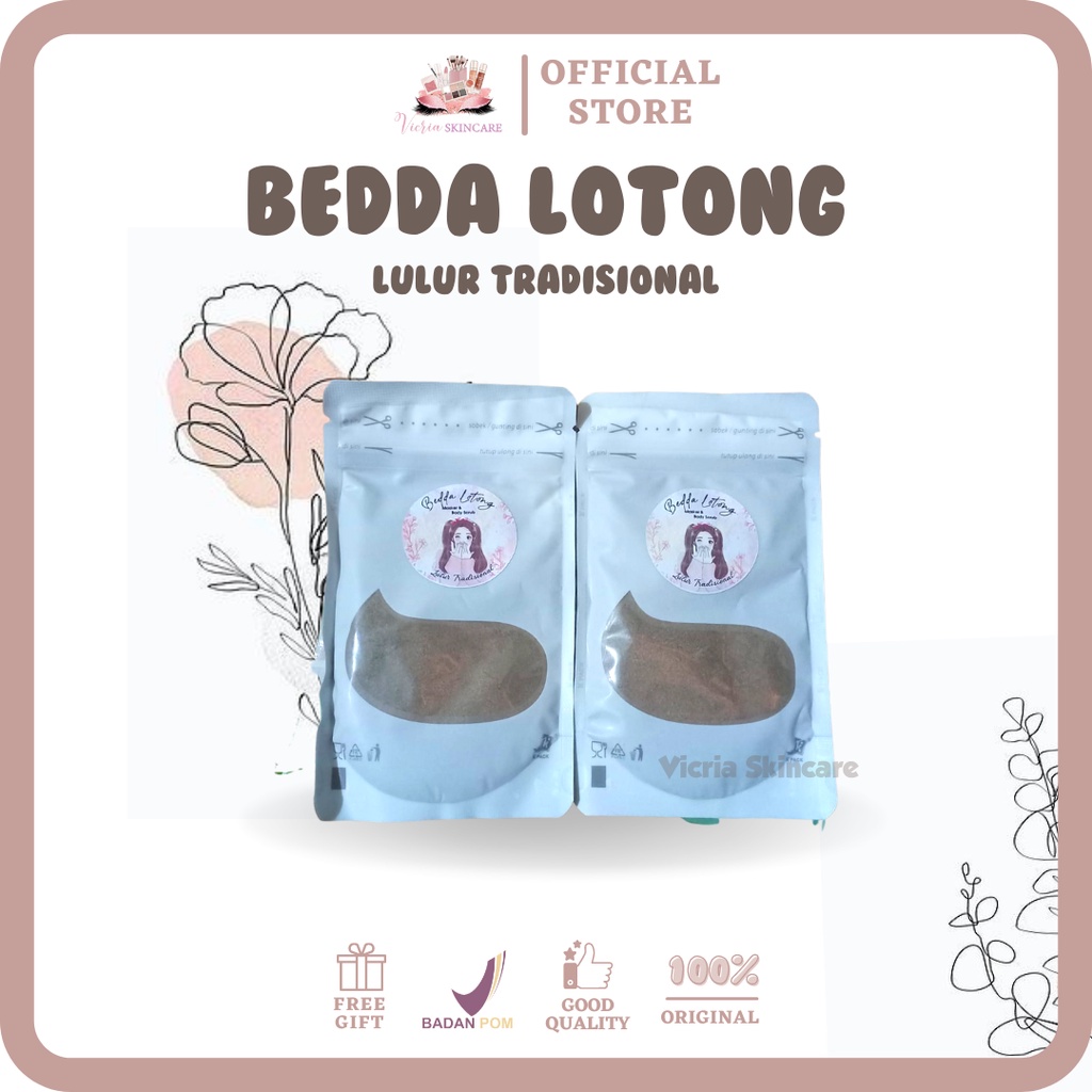 Bedak lotong bubuk / bedda lontong bubuk / lulur viral / beda lotong bubuk beddak lotong