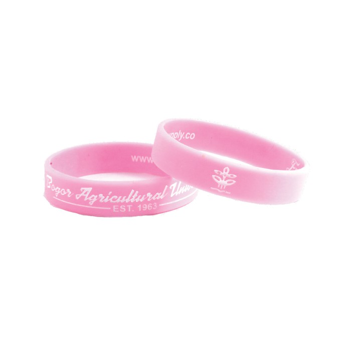 IPB - Institut Pertanian Bogor - Pink | Gelang Karet Silicone | Gelang Fashion | Wristband | Bracele