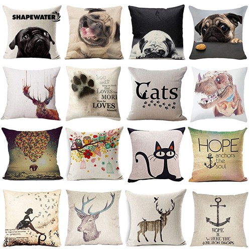 Bantal Bentuk Anjing Pug Elk Shopee Indonesia
