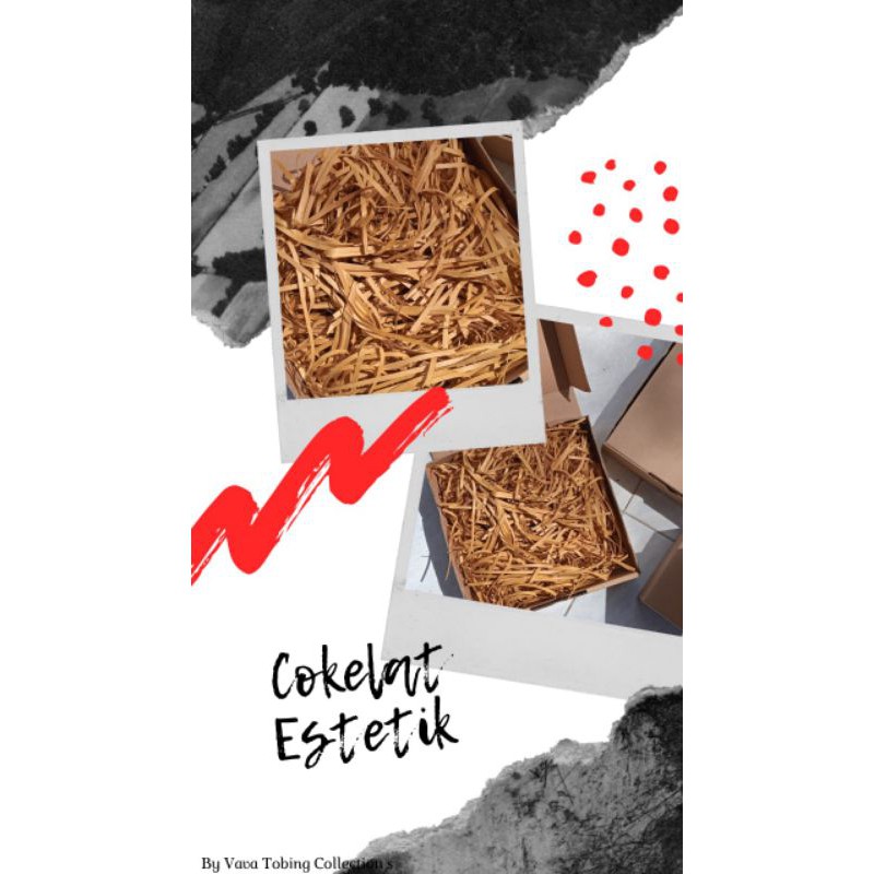 

Kertas Cacah Cokelat Estetik