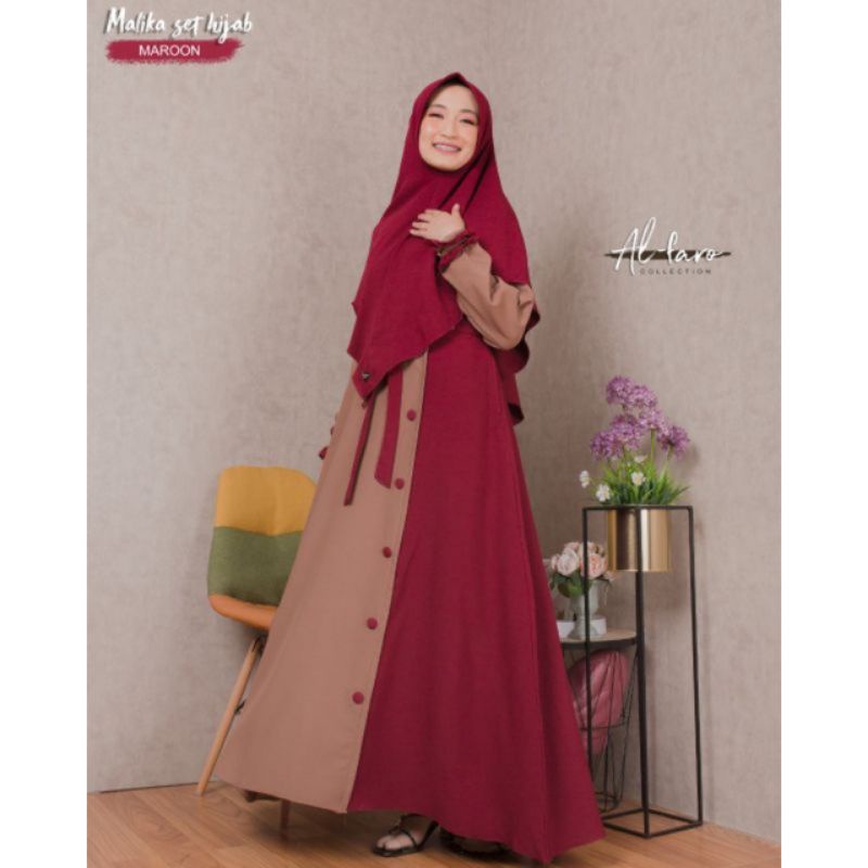 PROMO MALIKA SET HIJAB ORI AL-FARO