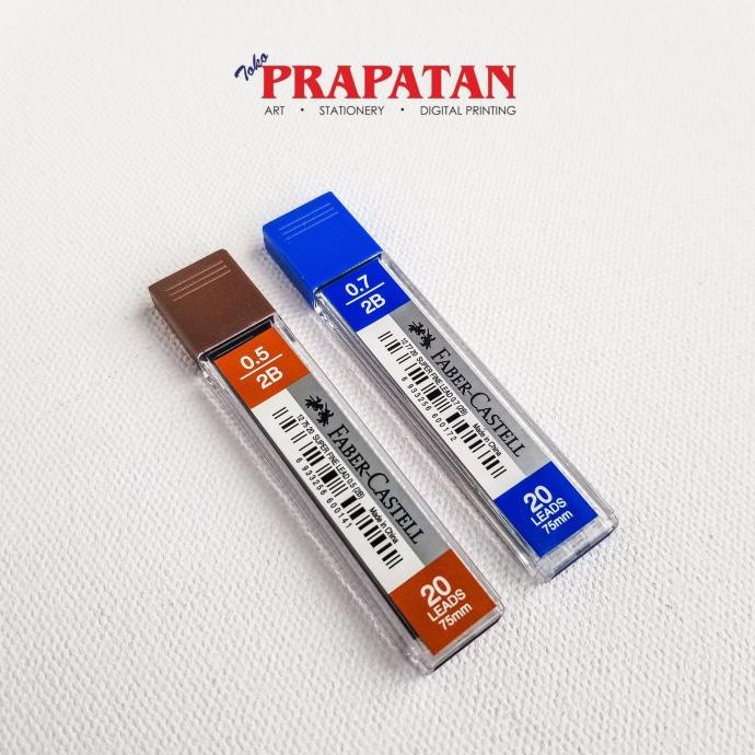 

ISI PENSIL MEKANIK FABER CASTELL 2B 0.7 MM
