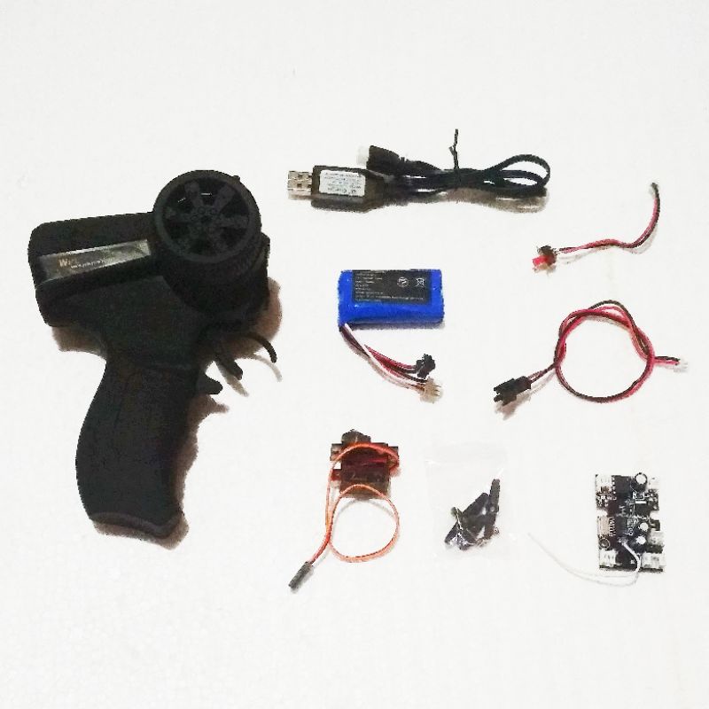 Promo Transmitter Receiver Rc Full Propo - Paket Remot Control 2.4Ghz wpl mn