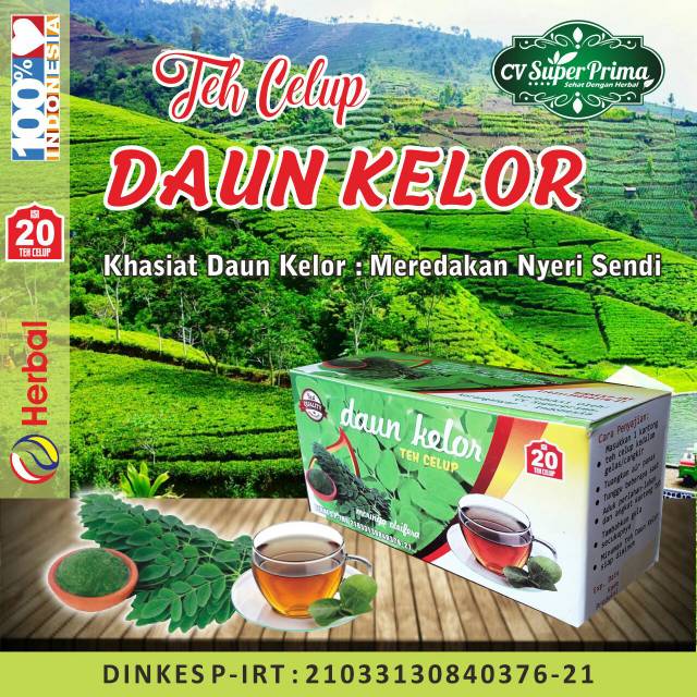 

TEH CELUP DAUN KELOR. TEH HERBAL DAUN KELOR