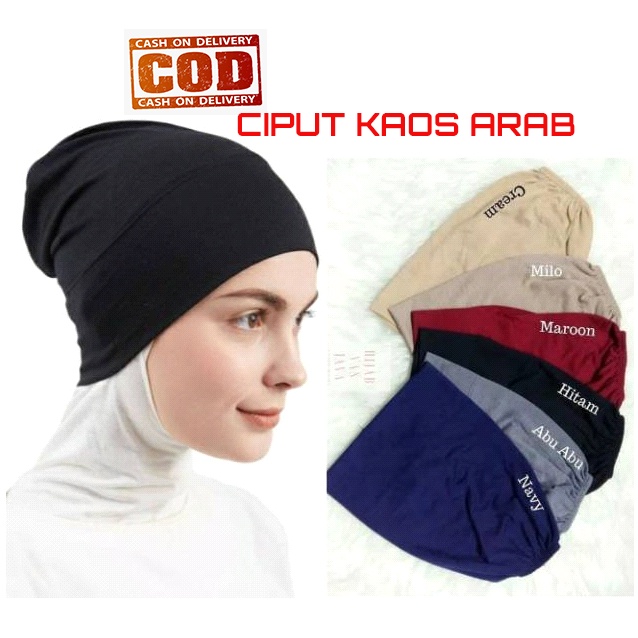 Ciput Kaos Daleman Kerudung