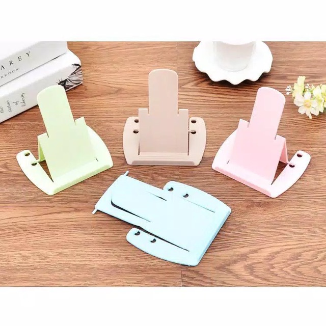 Stand hp penyangga lipat pod holder mini sandaran hand phone import