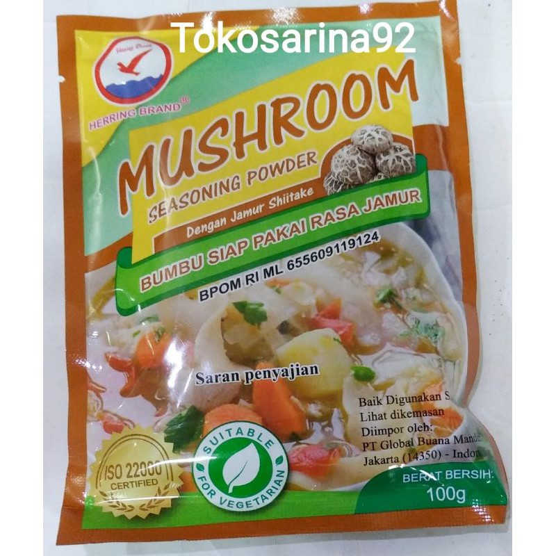 

Kaldu jamur hering brand 100 gram