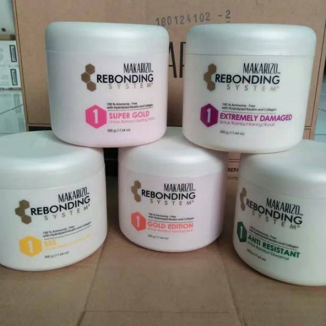 MAKARIZO REBONDING SYSTEM 500g/MAKARIZO PROMO/DISKONMAKARIZO/OBAT PELURUS RAMBUT MURAH/SUPPLIERSALON