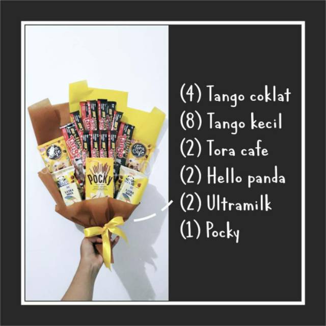 

Buket Jumbo 65ribu/Kaod Wisuda/Buket Snack Jakarta