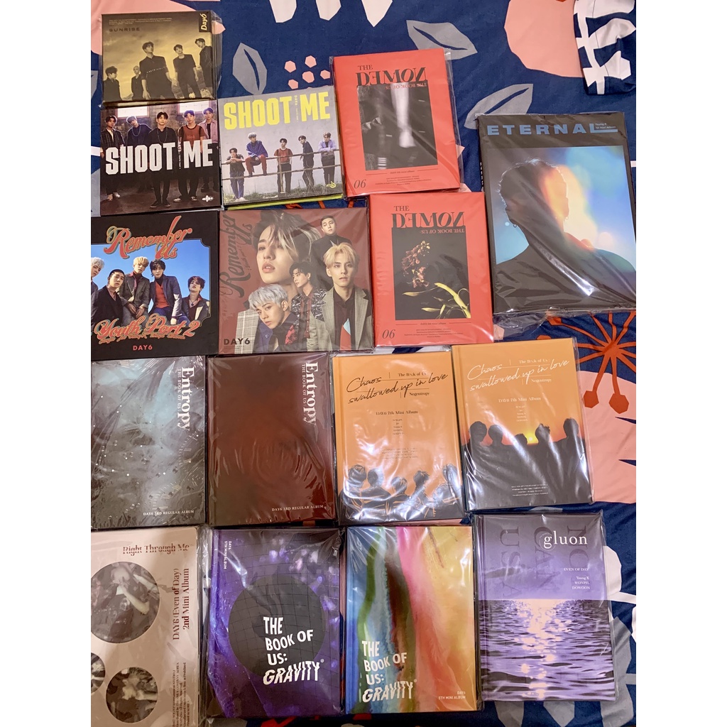DAY6 ALBUM ONLY SUNRISE / SHOOT ME / REMUS REMEMBER US / DEMON / ETERNAL / ENTROPY / NEGENTROPY / RI