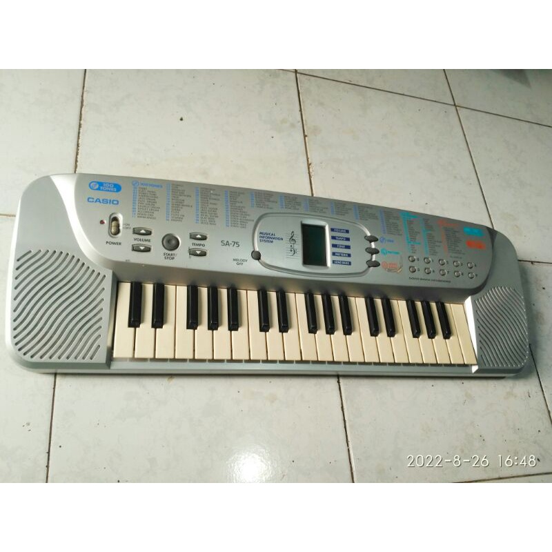 keyboard mini Casio sa75, normal second