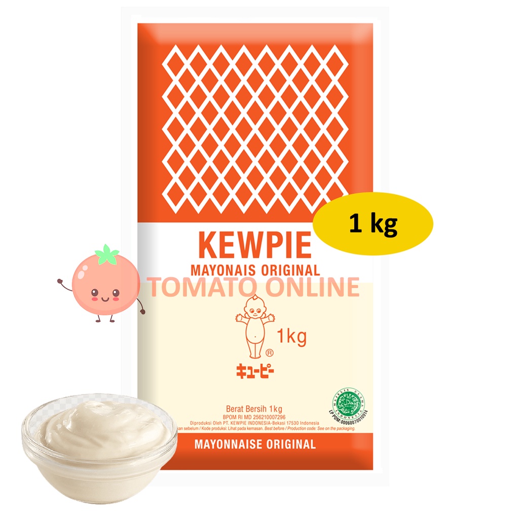 KEWPIE Mayonaise Mayonnaise Best Mayo Original 1 Kg / 1kg