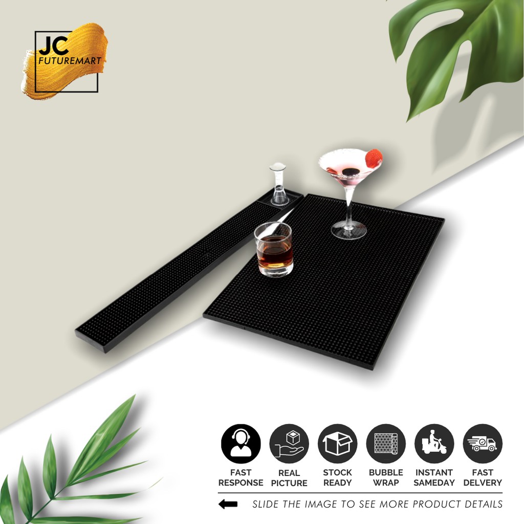 BAR MAT BARTENDER RUBBER BAR SPIL MAT | KARET TATAKAN GELAS