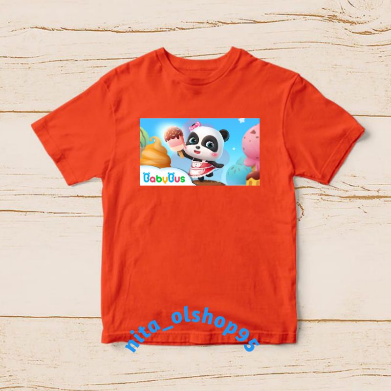 baju anak karakter lucu / baju anak babybus emulator permainan