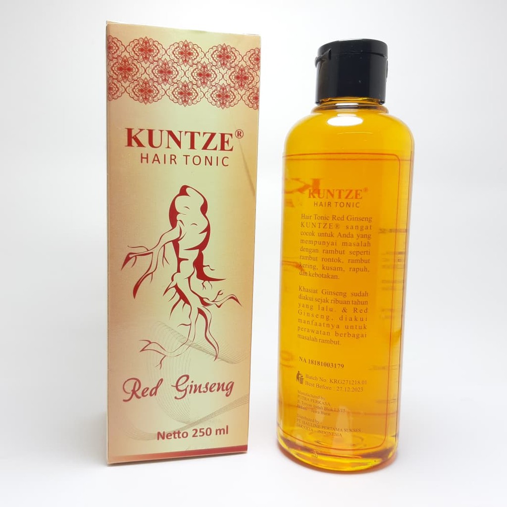 ❄️MATCHA❄️ KUNTZE RED GINSENG HAIR TONIC ORIGINAL BPOM / SOLUSI RAMBUT RONTOK