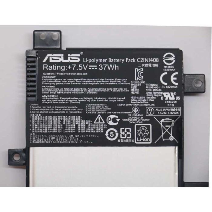 Baterai Laptop Asus X555 A555 X555La X555Da X555Ld X555Lf-C21N1408 Ori