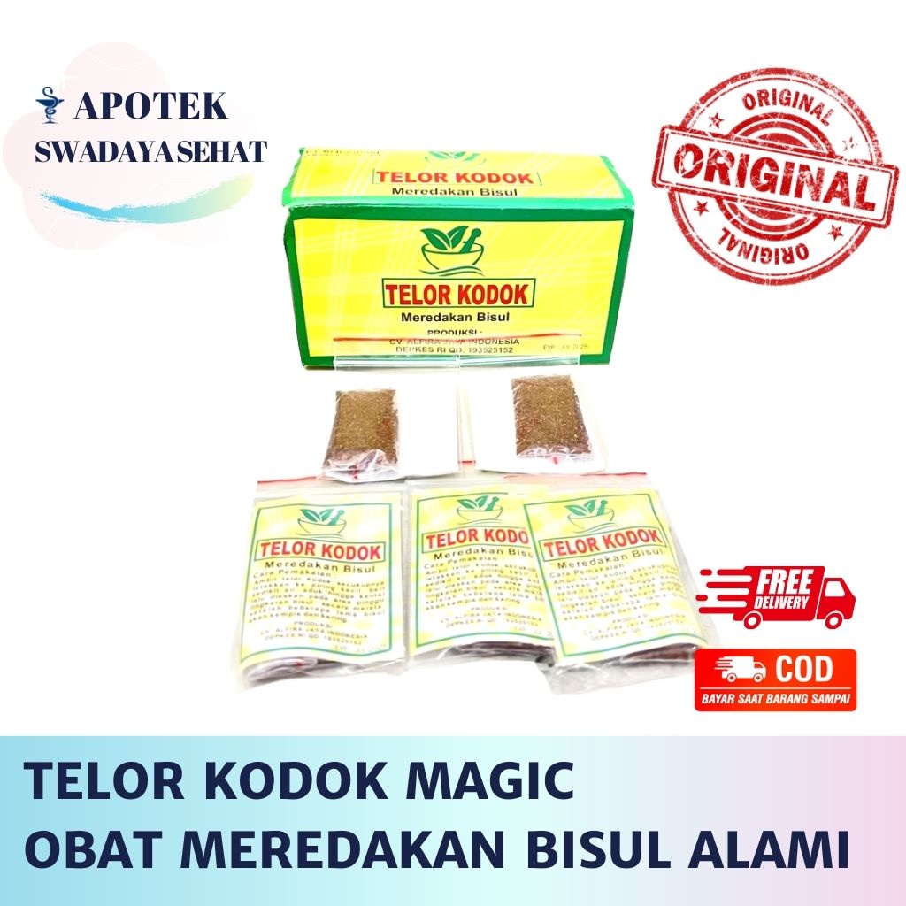 TELOR KODOK MAGIC - Telur Tian Xian Zi - Obat Bisul Herbal Alami Asli Tiongkok Redakan Bisul