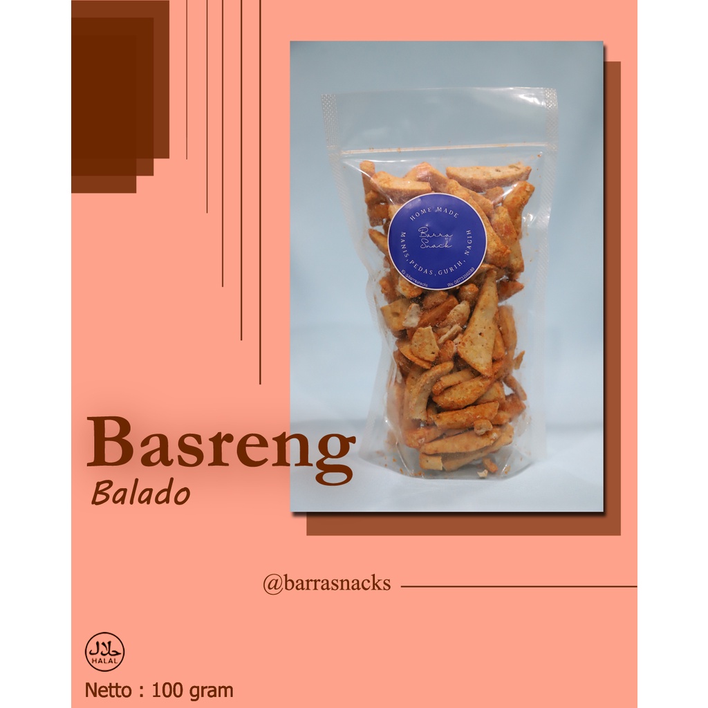 

Basreng Balado Barra Snack *100gram