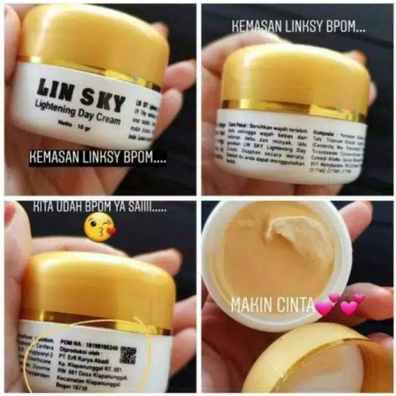 PROMO CREAM LINSKY HOLO+SEGEL ORI 1000%