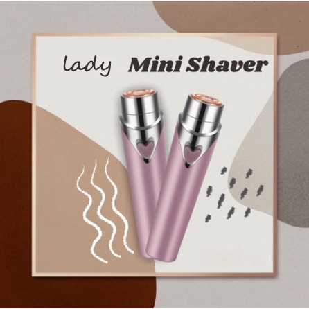 Portable Mini Electric Epilator Ladies Epilator Shaver Electric Hair Removal Lipstick Design Shaver