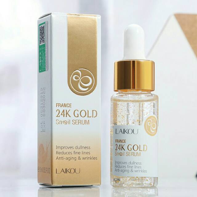 LAIKOU 24K Emas Siput Serum Anti aging 17ML