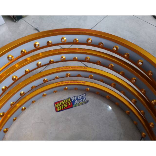 PELEK Velg jin fei 2tone two tone yoko dft ring 17
