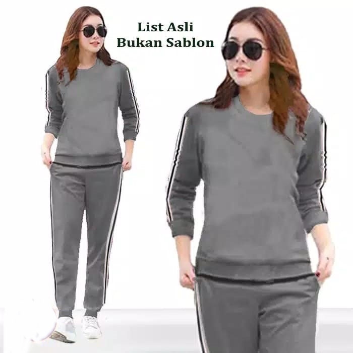 BO - BAJU SETELAN OLAHRAGA 02 SENAM / SETELAN TRAINING/ SETELAN LINA TERBARU / SETELAN TERMURAH