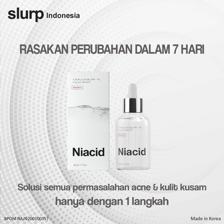 Paket SLURP NIACID dan HYALUID