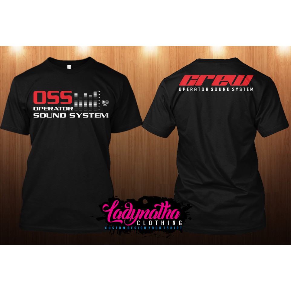 Kaos Operator Sound Sistem OSS Shopee Indonesia