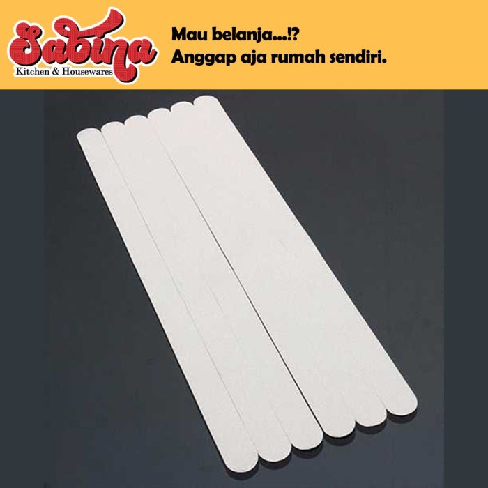 Stiker Anti Slip 6PCS Lantai Kamar Mandi Dapur Shower Strips Trustpoud