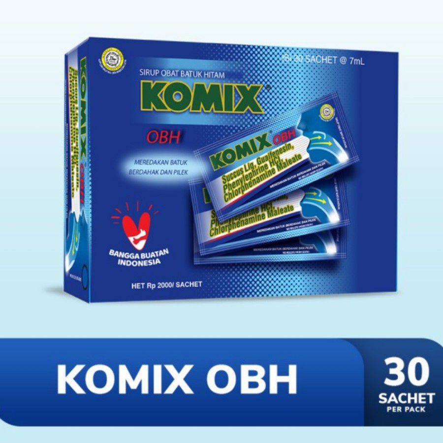 Komix OBH per Box isi 30 sachet