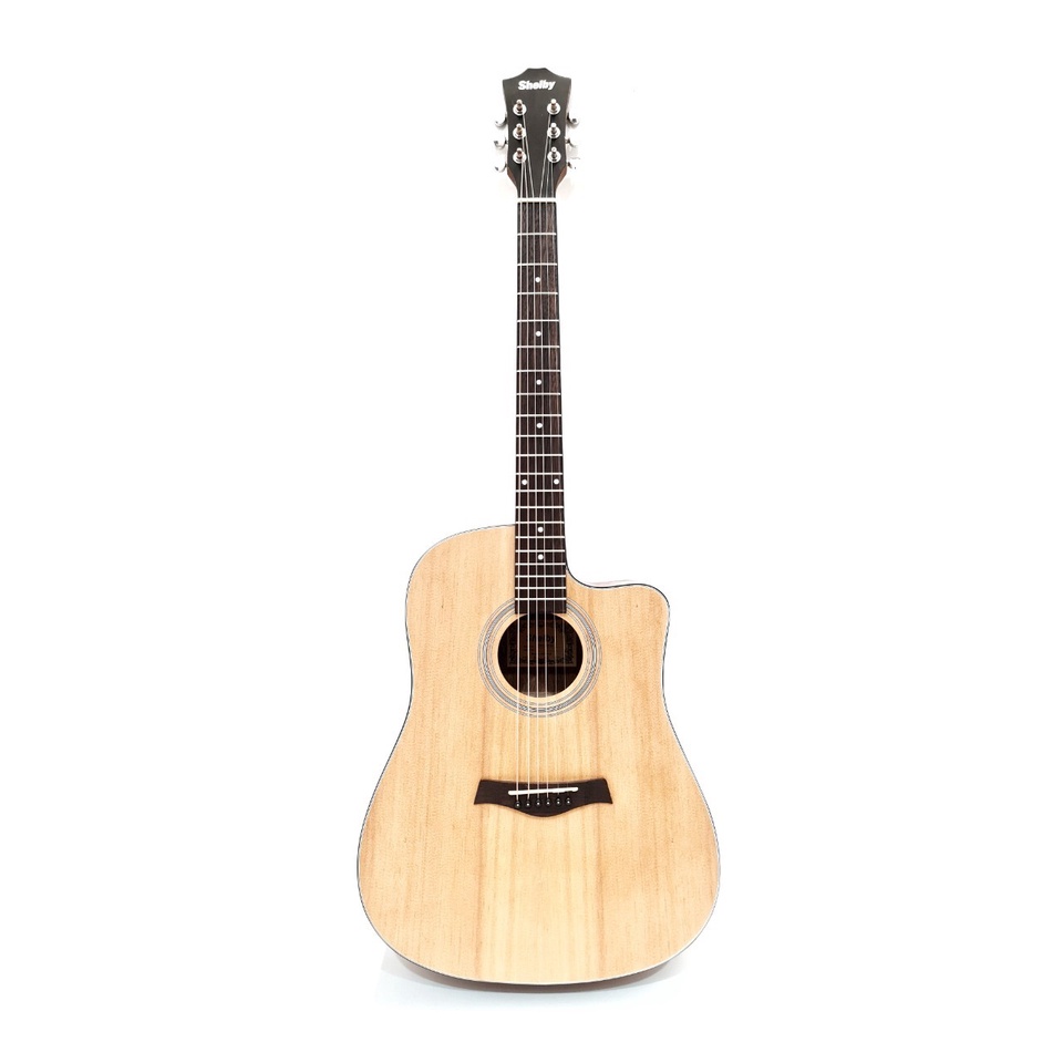 Gitar Akustik Merk Shelby Original Tipe GWC-240 NA NS Senar String Trusrod Murah Jakarta