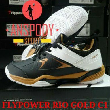 SEPATU BADMINTON FLYPOWER RIO GOLD C1