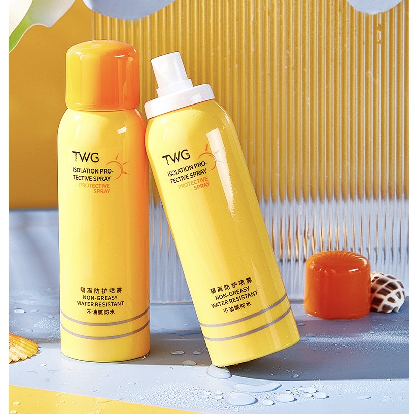 TWG Sun Screen Spray Sun Block Tahan Lama SPF 50 150ml XX073