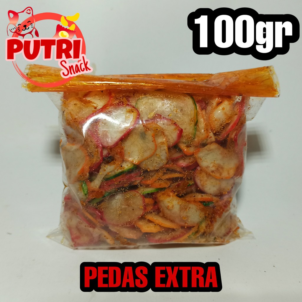 Keripik Seblak Kering WarWar Mini Bawang 100gr