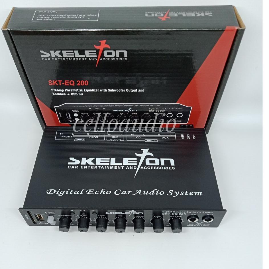 Hot - Pre Amp Parametrik Skeleton SKT-EQ 200 Audio SKT EQ200