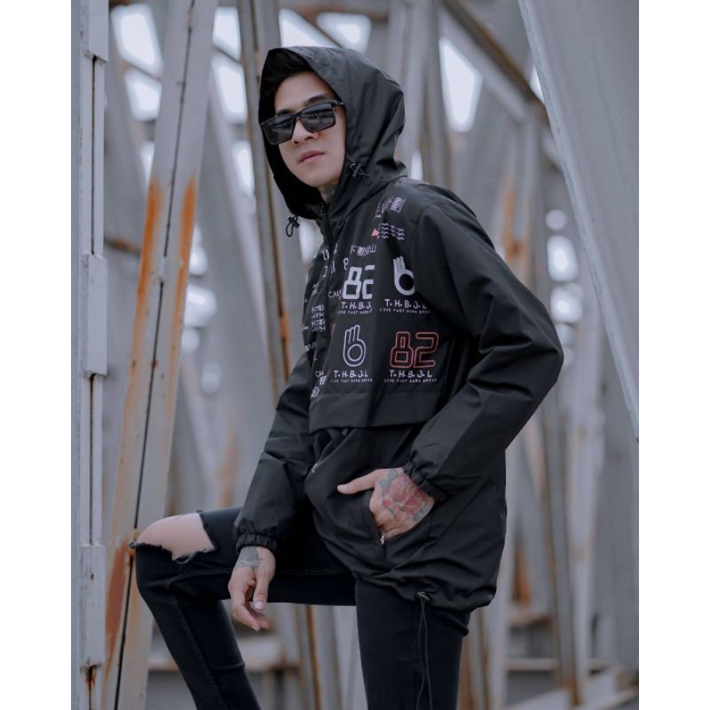 Jaket Cagoule Unisex Bisa Dipakai Pria Wanita Outdoor