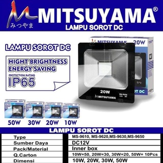 Lampu Sorot DC Mitsuyama 10w, 20w, 30w, 50w - Lampu Sorot Aki Mitsuyama