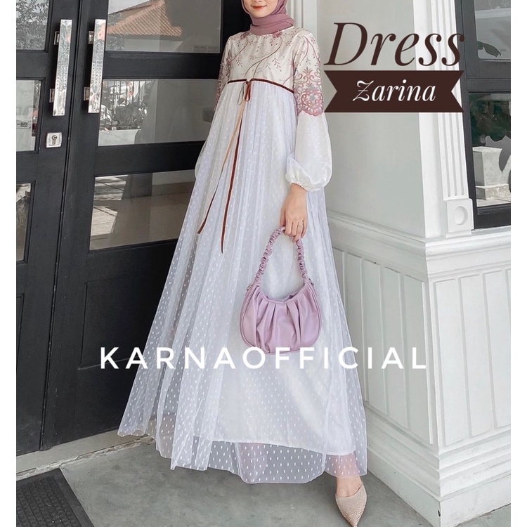 Dress Lebaran Dress Zarina/dress wanita