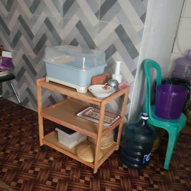 Promo! Murah! Tempat Tv Meja Tv / Rak Tv Kayu / Bufet Tv Kayu Roda