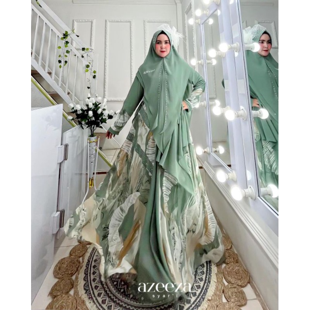 (READY) GAMIS SYARI AZZEZA by WADAH MUSLIM