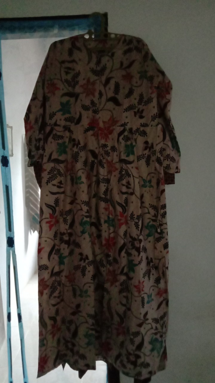 Gamis Batik Manggar, Padi,sekar,cantik,kubis,kipas,daun,kupu,nadine,gendis,kawung,termurah