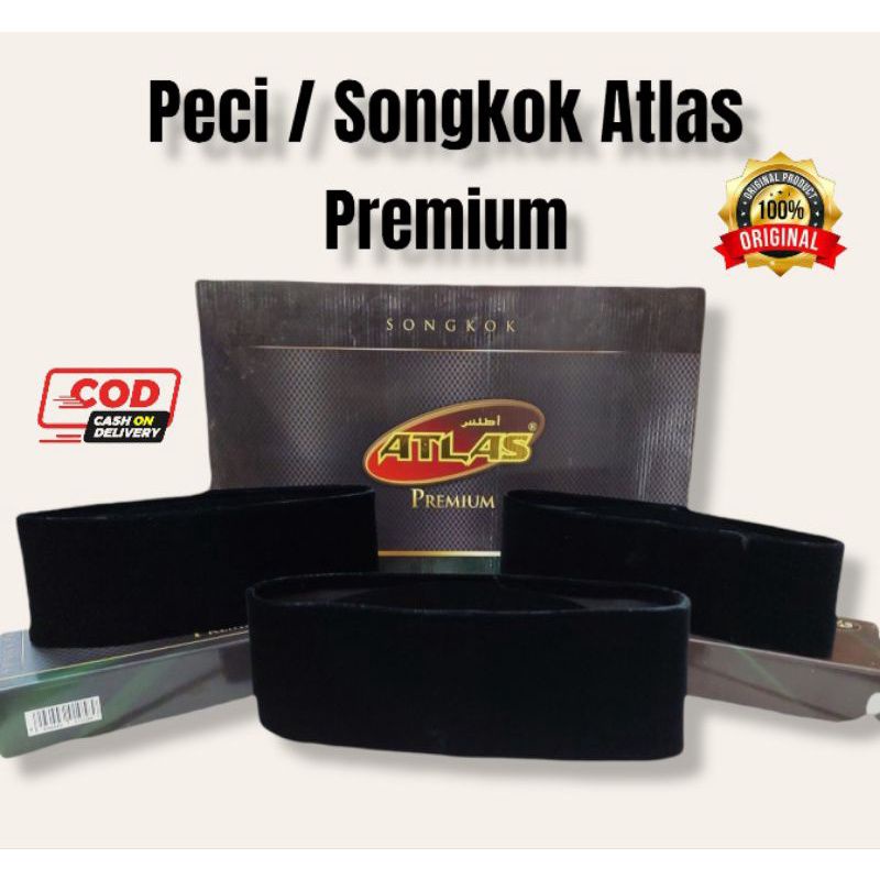 peci atlas/songkok kopyah atlas premium original