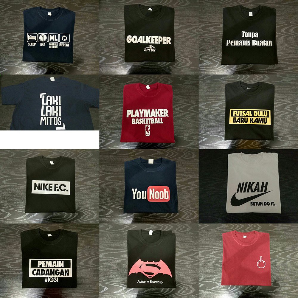 Kaos Custom Satuan Sablon Kaos Custome Kata Suka Suka Kaos Bebas Custome Kaos Kata Kata Shopee Indonesia Kaos Custom Satuan Sablon Kaos Custome Kata Suka Suka Kaos Bebas Custome Kaos Kata Kata Shopee Indonesia