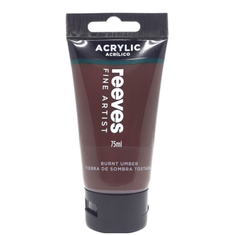 

REEVES ACRYLIC PAINT 75 ML BURNT UMBER