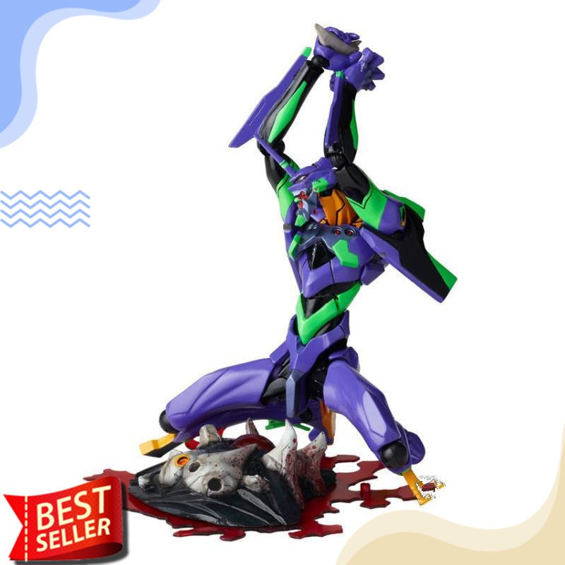 Action Figure Import 16 Cm Neon Genesis Evangelion Eva 01 Revoltech Adams Figure Action Pvc Koleksi