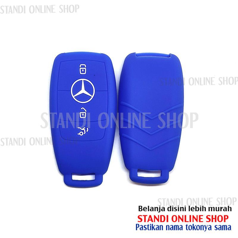 Kondom Kunci Silikon Remote Cover Smartkey New Mercedes Benz Mercy