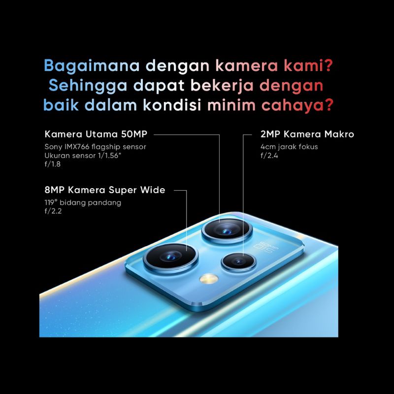 Terbaru Hp Realme 9 Pro+ 5G 8/256 Ram 8GB Rom Internal 256GB - New Original Garansi Resmi - Kamera 50MP OIS /Dual Dimensity 920 / Fingerprint Under Display Pro Plus - 8/128 6/128 8GB 256GB 128GB 8 6 256 128 GB - Warna Black Green Hitam Biru Blue-2