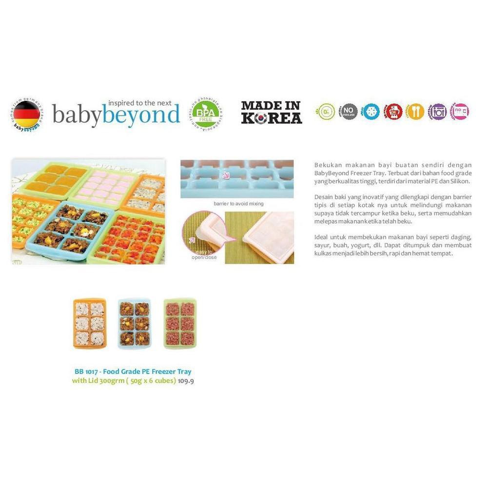 Babybeyond Food Grade PE Freezer Tray with Lid 300/600g