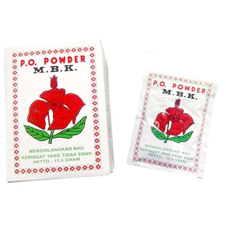 [PER PC]MBK POWDER I M.B.K BEDAK DEODORANT PENGHILANG BAU KERINGAT  | SILVER &amp; PUTIH SACHET - 13,6gr